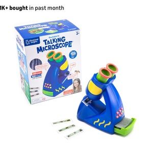 GeoSafari Talking Microscope for Kids - Blue/Green, no box